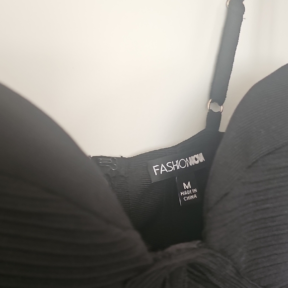 Fashion Nova Black Midi Dress - Picture 4 of 12